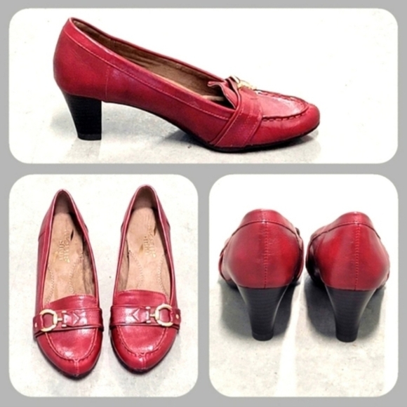 Aerosoles Red HEELREST High Heels Size 6.5 - Picture 8 of 8